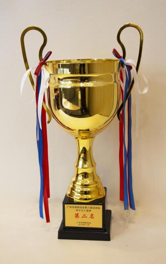 2016年11月本所获市律协第八届运动会男子五人篮球第二名